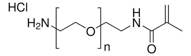 Methacrylamide poly(ethylene glycol) amine hydrochloride average Mn 400