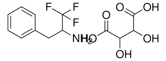 2-PHENYL-1-TRIFLUOROMETHYL-ETHYLAMINE, COMPOUND WITH 2,3-DIHYDROXY-SUCCINIC ACID AldrichCPR