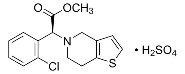 Clopidogrel-Bisulfat Pharmaceutical Secondary Standard; Certified Reference Material