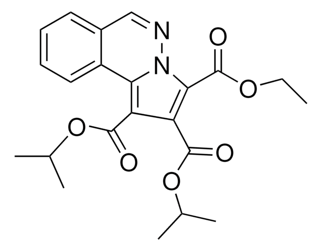 3-ETHYL 1,2-DIISOPROPYL PYRROLO(2,1-A)PHTHALAZINE-1,2,3-TRICARBOXYLATE AldrichCPR