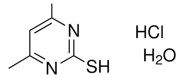 4,6-DIMETHYL-2-MERCAPTOPYRIMIDINE HYDROCHLORIDE MONOHYDRATE AldrichCPR