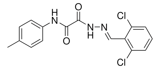 2-(2-(2,6-DICHLOROBENZYLIDENE)HYDRAZINO)-N-(4-METHYLPHENYL)-2-OXOACETAMIDE AldrichCPR