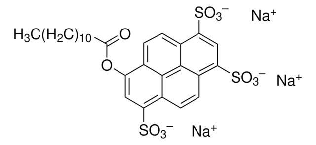 8-Dodecanoyloxypyrene-1,3,6-trisulfonic acid trisodium salt for fluorescence, &#8805;95% (HPCE)