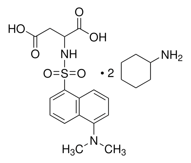 Dansyl-DL-aspartic acid bis(cyclohexylammonium) salt