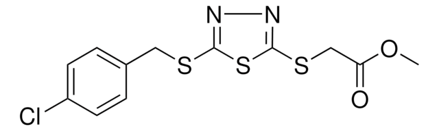 METHYL ((5-((4-CHLOROBENZYL)THIO)-1,3,4-THIADIAZOL-2-YL)THIO)ACETATE AldrichCPR