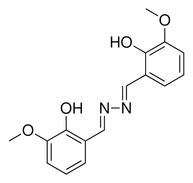 1,2-BIS(2-HYDROXY-3-METHOXYBENZYLIDENE)HYDRAZINE AldrichCPR