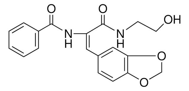 N-(2-BENZO(1,3)DIOXOL-5-YL-1-(2-HYDROXY-ETHYLCARBAMOYL)-VINYL)-BENZAMIDE AldrichCPR