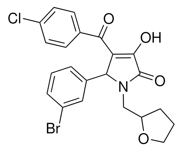 5-(3-BROMOPHENYL)-4-(4-CHLOROBENZOYL)-3-HYDROXY-1-(TETRAHYDRO-2-FURANYLMETHYL)-1,5-DIHYDRO-2H-PYRROL-2-ONE AldrichCPR