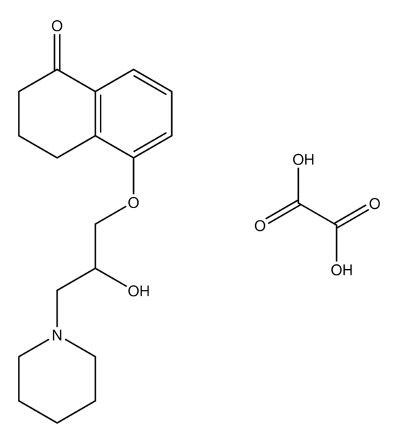 5-[2-hydroxy-3-(1-piperidinyl)propoxy]-3,4-dihydro-1(2H)-naphthalenone oxalate AldrichCPR