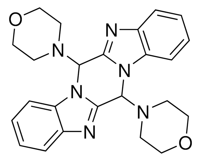 6,13-Di(4-morpholinyl)-6H,13H-benzimidazo[1&#8242;,2&#8242;:4,5]pyrazino[1,2-a]benzimidazole AldrichCPR