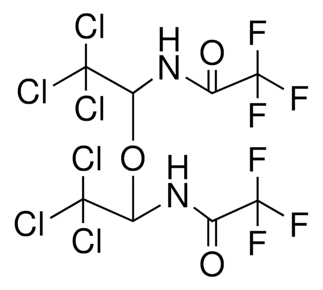 2,2,2-TRIFLUORO-N-(2,2,2-TRICHLORO-1-{2,2,2-TRICHLORO-1-[(TRIFLUOROACETYL)AMINO]ETHOXY}ETHYL)ACETAMIDE AldrichCPR