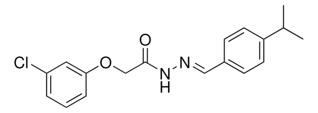 2-(3-CHLORO-PHENOXY)-ACETIC ACID (4-ISOPROPYL-BENZYLIDENE)-HYDRAZIDE AldrichCPR