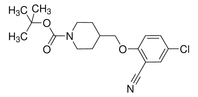 tert-Butyl 4-[(4-chloro-2-cyanophenoxy)methyl]-1-piperidinecarboxylate AldrichCPR