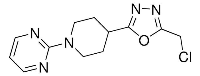 2-(Chloromethyl)-5-(1-(pyrimidin-2-yl)piperidin-4-yl)-1,3,4-oxadiazole AldrichCPR