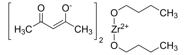 Zirconium(IV) dibutoxide(bis-2,4-pentanedionate) solution 25&#160;wt. % (in 1-butanol/toluene), 99.9% trace metals basis