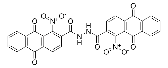 1-NITRO-N'-[(1-NITRO-9,10-DIOXO-9,10-DIHYDRO-2-ANTHRACENYL)CARBONYL]-9,10-DIOXO-9,10-DIHYDRO-2-ANTHRACENECARBOHYDRAZIDE AldrichCPR