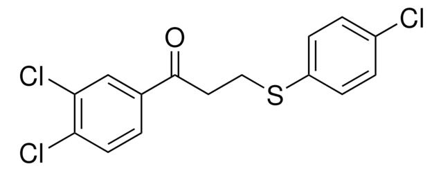 3-((4-CHLOROPHENYL)SULFANYL)-1-(3,4-DICHLOROPHENYL)-1-PROPANONE AldrichCPR