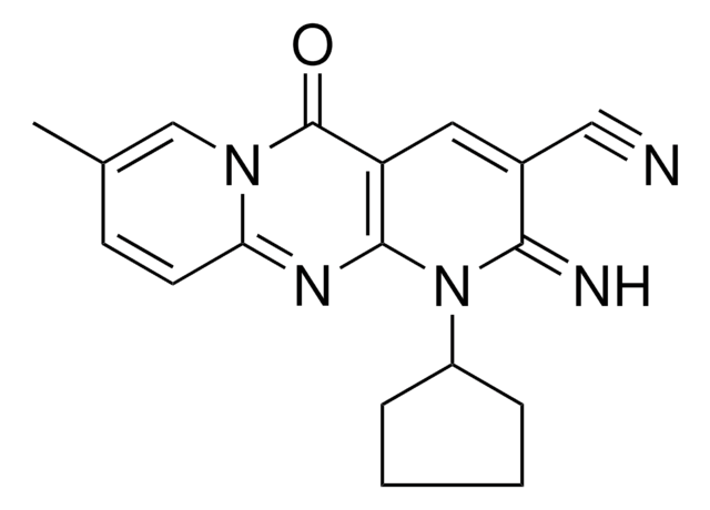 1-CYCLOPENTYL-2-IMINO-8-METHYL-5-OXO-1,5-DIHYDRO-2H-DIPYRIDO[1,2-A:2,3-D]PYRIMIDINE-3-CARBONITRILE AldrichCPR