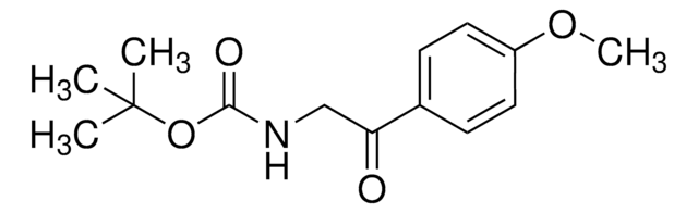 tert-Butyl 2-(4-methoxyphenyl)-2-oxoethylcarbamate AldrichCPR