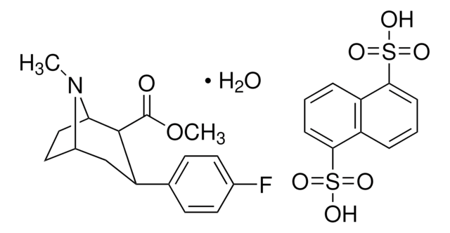 &#946;-CFT naphthalenedisulfonate monohydrate solid