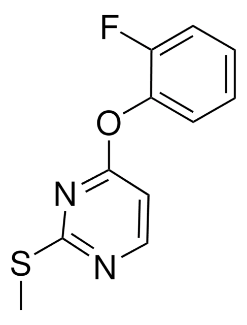 4-(2-FLUOROPHENOXY)-2-(METHYLSULFANYL)PYRIMIDINE AldrichCPR