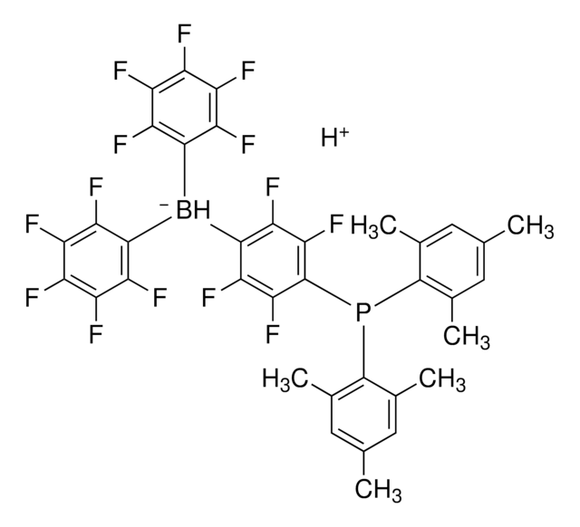 Hydrogen[4-[bis(2,4,6-trimethylphenyl)phosphino]-2,3,5,6-tetrafluorophenyl]hydrobis(2,3,4,5,6-pentafluorophenyl)borate 95%