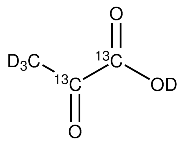 Pyruvic acid-1,2-13C2,d4 &#8805;99 atom % 13C, &#8805;98 atom % D, &#8805;99% (CP)