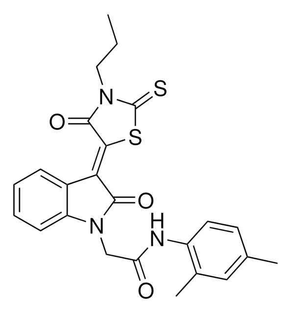 N-(2,4-DIMETHYLPHENYL)-2-[(3Z)-2-OXO-3-(4-OXO-3-PROPYL-2-THIOXO-1,3-THIAZOLIDIN-5-YLIDENE)-2,3-DIHYDRO-1H-INDOL-1-YL]ACETAMIDE AldrichCPR