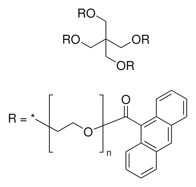 Poly(ethylene oxide), 4-arm, anthracene terminated average Mn ~10,000