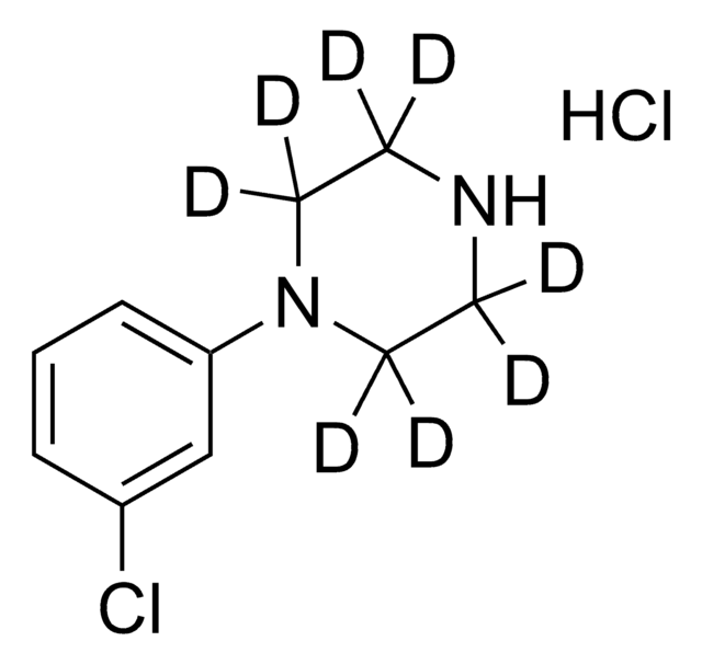 1-(3-Chlorphenyl)piperazin-d8 -hydrochlorid -Lösung 100&#160;&#956;g/mL in methanol (as free base), ampule of 1&#160;mL, certified reference material, Cerilliant&#174;