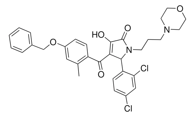 4-[4-(BENZYLOXY)-2-METHYLBENZOYL]-5-(2,4-DICHLOROPHENYL)-3-HYDROXY-1-[3-(4-MORPHOLINYL)PROPYL]-1,5-DIHYDRO-2H-PYRROL-2-ONE AldrichCPR