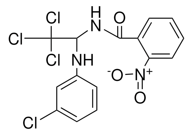 2-NITRO-N-(2,2,2-TRICHLORO-1-(3-CHLORO-PHENYLAMINO)-ETHYL)-BENZAMIDE AldrichCPR