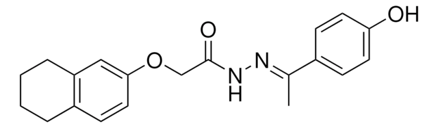 N'-[1-(4-HYDROXYPHENYL)ETHYLIDENE]-2-(5,6,7,8-TETRAHYDRO-2-NAPHTHALENYLOXY)ACETOHYDRAZIDE AldrichCPR