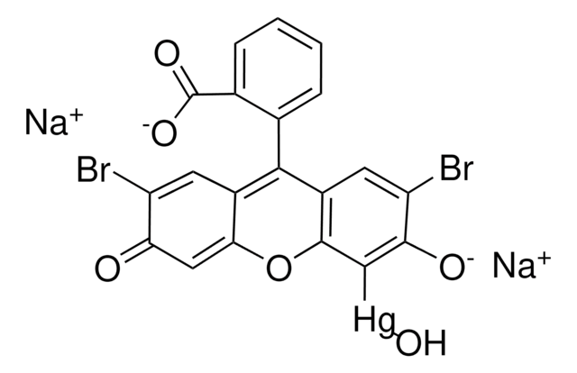 Mercury dibromofluorescein disodium salt practical grade, crystalline