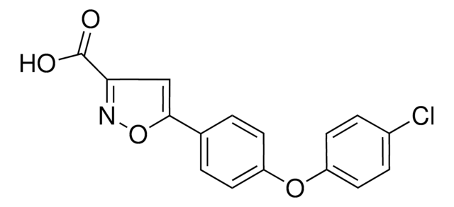 5-[4-(4-CHLOROPHENOXY)PHENYL]-3-ISOXAZOLECARBOXYLIC ACID AldrichCPR