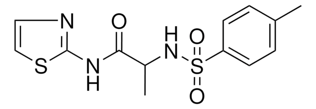 2-(((4-METHYLPHENYL)SULFONYL)AMINO)-N-(1,3-THIAZOL-2-YL)PROPANAMIDE AldrichCPR