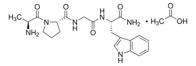 Ala-Pro-Gly-Trp amide acetate salt &#8805;97% (HPLC)