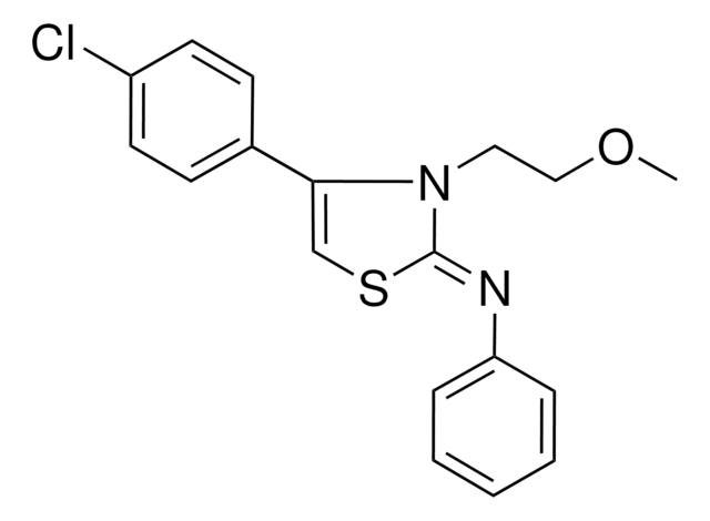 N-(4-(4-CHLOROPHENYL)-3-(2-METHOXYETHYL)-1,3-THIAZOL-2(3H)-YLIDENE)ANILINE AldrichCPR