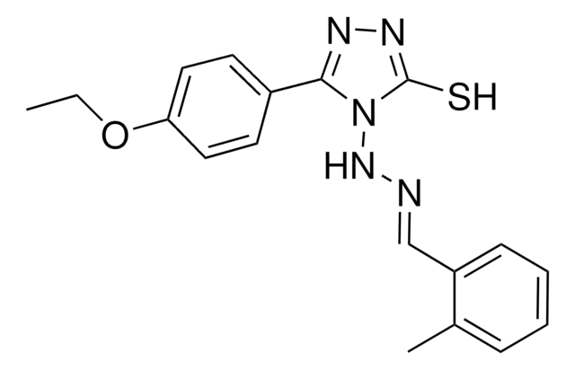 2-METHYLBENZALDEHYDE [3-(4-ETHOXYPHENYL)-5-SULFANYL-4H-1,2,4-TRIAZOL-4-YL]HYDRAZONE AldrichCPR