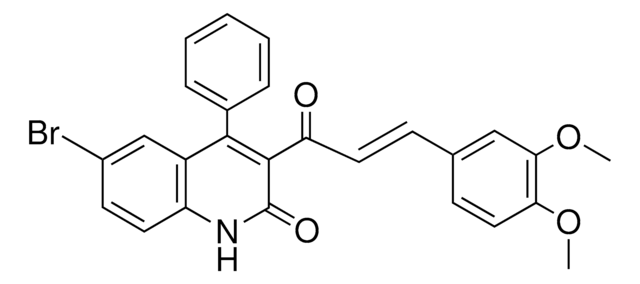 6-BROMO-3-(3-(3,4-DIMETHOXY-PHENYL)-ACRYLOYL)-4-PHENYL-1H-QUINOLIN-2-ONE AldrichCPR