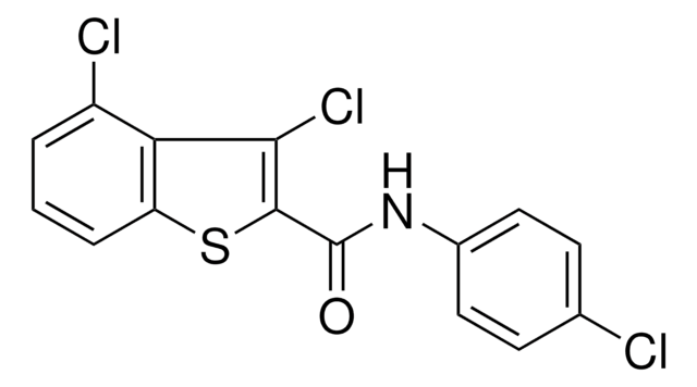 3,4-DICHLORO-N-(4-CHLOROPHENYL)-1-BENZOTHIOPHENE-2-CARBOXAMIDE AldrichCPR