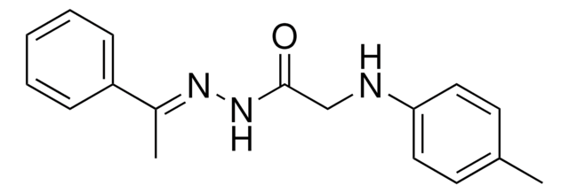 N'-(1-PHENYLETHYLIDENE)-2-(4-TOLUIDINO)ACETOHYDRAZIDE AldrichCPR