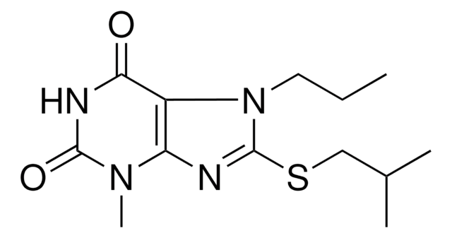 8-ISOBUTYLSULFANYL-3-METHYL-7-PROPYL-3,7-DIHYDRO-PURINE-2,6-DIONE AldrichCPR