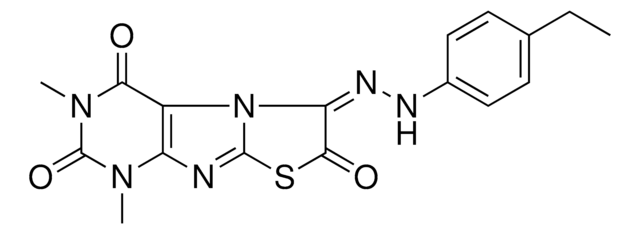 1,3-DI-ME(1,3)THIAZOLO(2,3-F)PURINE-2,4,6,7(1H,3H)TETRONE 6-((4-ET-PH)HYDRAZONE) AldrichCPR