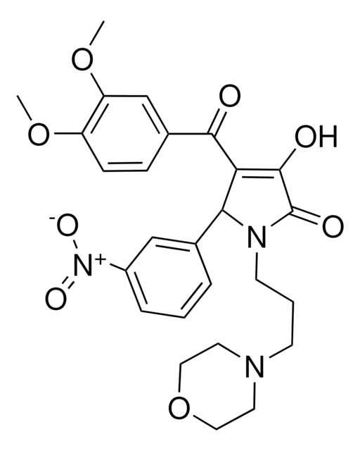 4-(3,4-DIMETHOXYBENZOYL)-3-HYDROXY-1-[3-(4-MORPHOLINYL)PROPYL]-5-(3-NITROPHENYL)-1,5-DIHYDRO-2H-PYRROL-2-ONE AldrichCPR