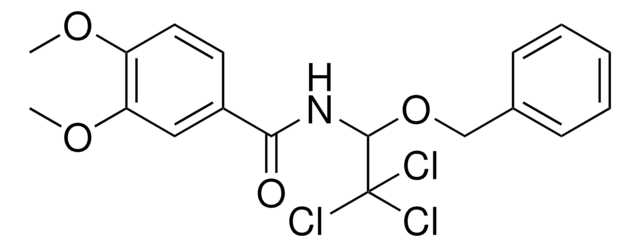 N-(1-BENZYLOXY-2,2,2-TRICHLORO-ETHYL)-3,4-DIMETHOXY-BENZAMIDE AldrichCPR