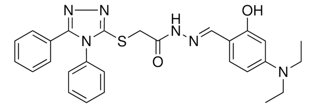 N'-{(E)-[4-(DIETHYLAMINO)-2-HYDROXYPHENYL]METHYLIDENE}-2-[(4,5-DIPHENYL-4H-1,2,4-TRIAZOL-3-YL)SULFANYL]ACETOHYDRAZIDE AldrichCPR