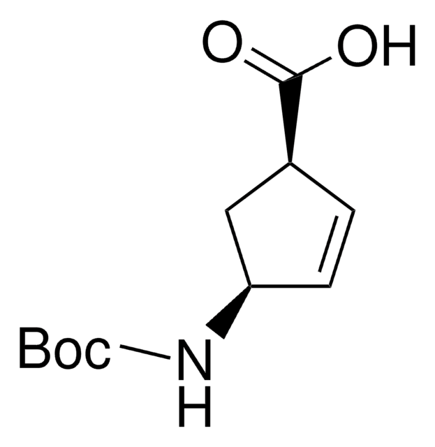 (1R,4S)-(+)-4-(Boc-amino)-2-cyclopentene-1-carboxylic acid purum, &#8805;98.0% (HPLC)