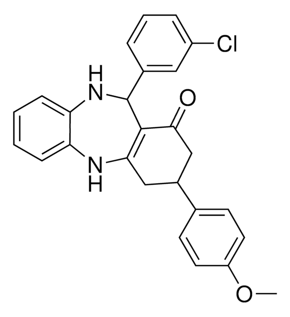 11-(3-CL-PH)-3-(4-MEO-PH)2,3,4,5,10,11-HEXAHYDRO-DIBENZO(B,E)(1,4)DIAZEPIN-1-ONE AldrichCPR