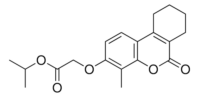 ISOPROPYL ((4-ME-6-OXO-7,8,9,10-TETRAHYDRO-6H-BENZO(C)CHROMEN-3-YL)OXY)ACETATE AldrichCPR